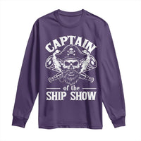Funny Boat Captain Pun Long Sleeve Shirt Captain Of The Ship Show - Wonder Print Shop
