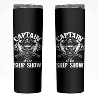 Funny Boat Captain Pun Skinny Tumbler Captain Of The Ship Show - Wonder Print Shop