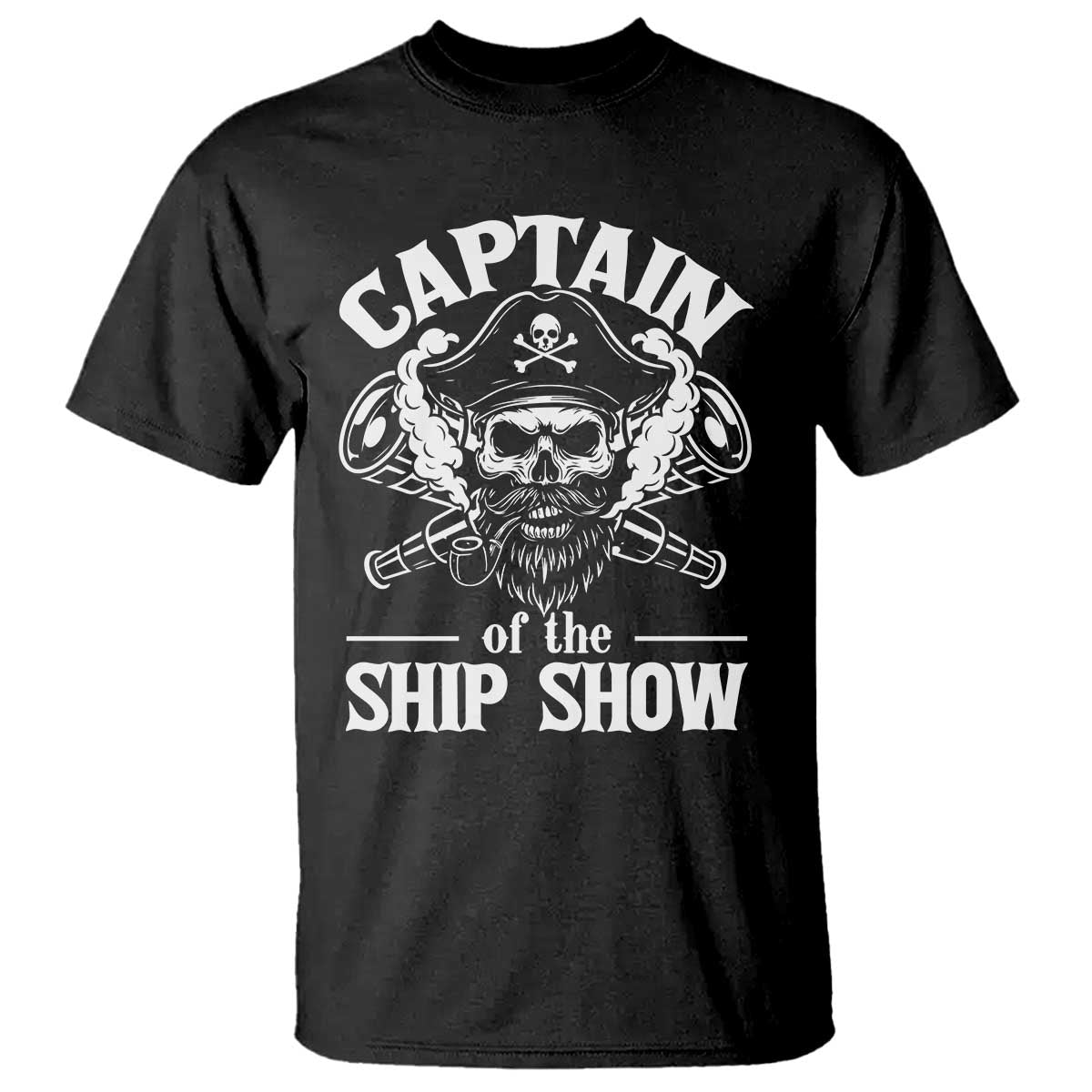 Funny Boat Captain Pun T Shirt Captain Of The Ship Show - Wonder Print Shop