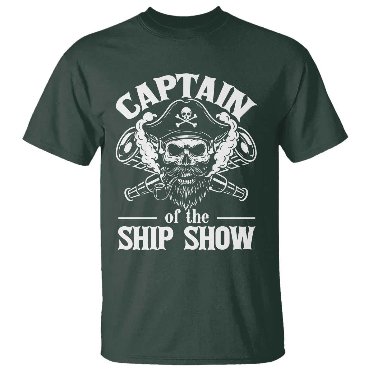 Funny Boat Captain Pun T Shirt Captain Of The Ship Show - Wonder Print Shop