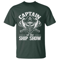 Funny Boat Captain Pun T Shirt Captain Of The Ship Show - Wonder Print Shop