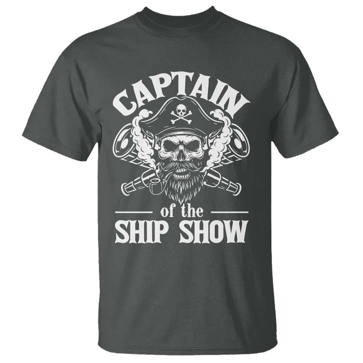 Funny Boat Captain Pun T Shirt Captain Of The Ship Show - Wonder Print Shop