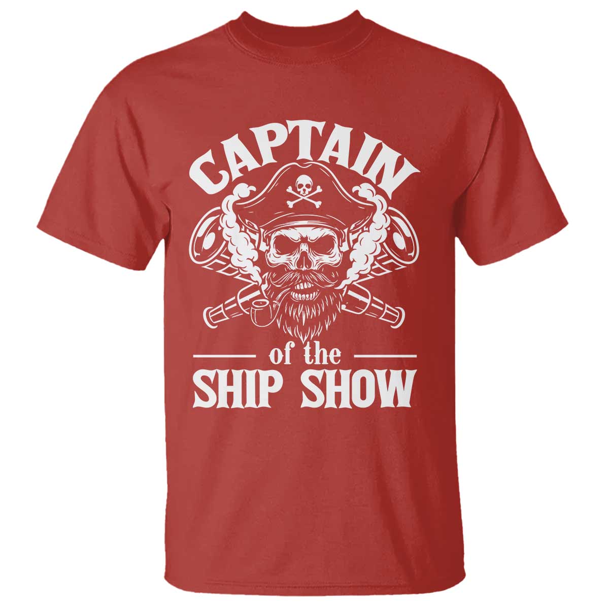 Funny Boat Captain Pun T Shirt Captain Of The Ship Show - Wonder Print Shop