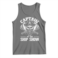 Funny Boat Captain Pun Tank Top Captain Of The Ship Show - Wonder Print Shop