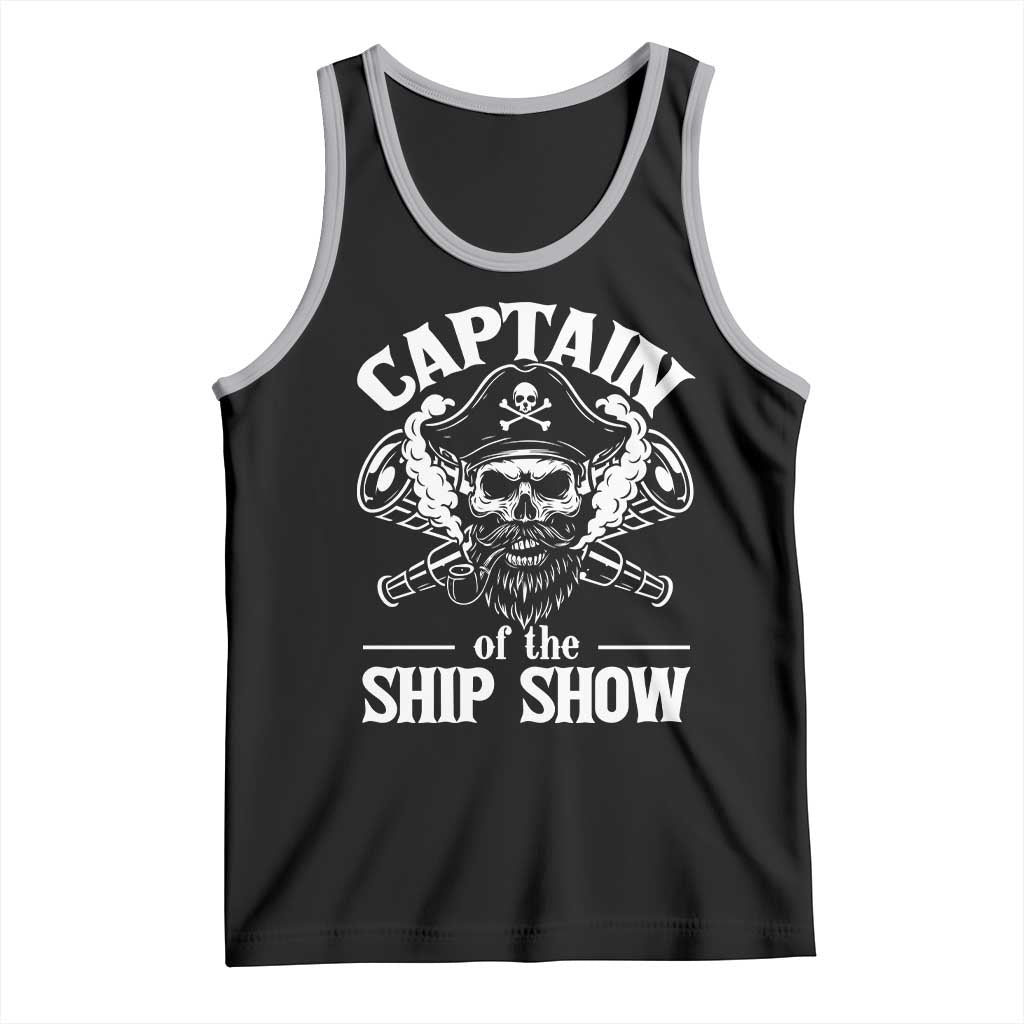 Funny Boat Captain Pun Tank Top Captain Of The Ship Show - Wonder Print Shop