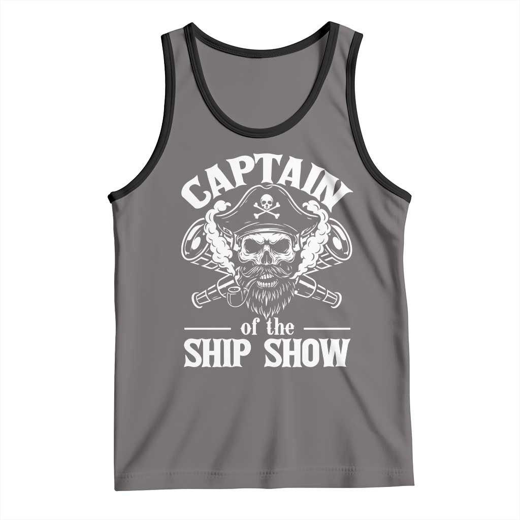 Funny Boat Captain Pun Tank Top Captain Of The Ship Show - Wonder Print Shop