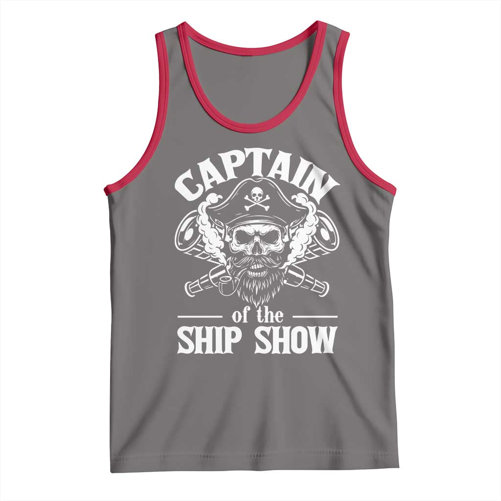 Funny Boat Captain Pun Tank Top Captain Of The Ship Show - Wonder Print Shop