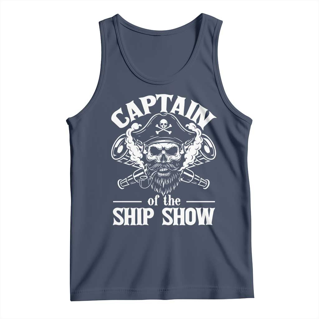 Funny Boat Captain Pun Tank Top Captain Of The Ship Show - Wonder Print Shop