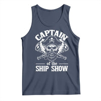 Funny Boat Captain Pun Tank Top Captain Of The Ship Show - Wonder Print Shop