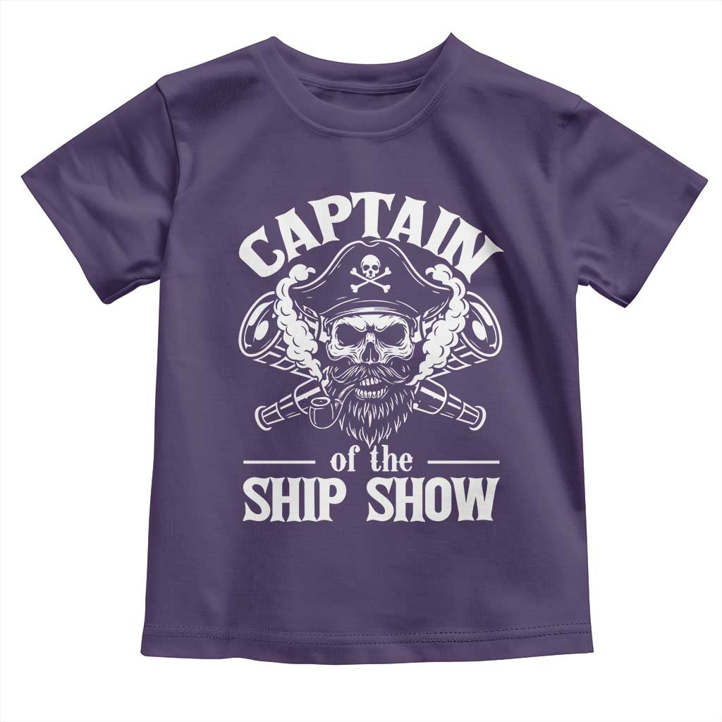 Funny Boat Captain Pun Toddler T Shirt Captain Of The Ship Show - Wonder Print Shop