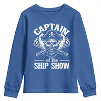 Funny Boat Captain Pun Youth Sweatshirt Captain Of The Ship Show - Wonder Print Shop