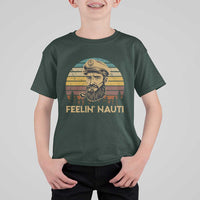 Funny Sailing Boating T Shirt For Kid Feelin Nauti - Wonder Print Shop
