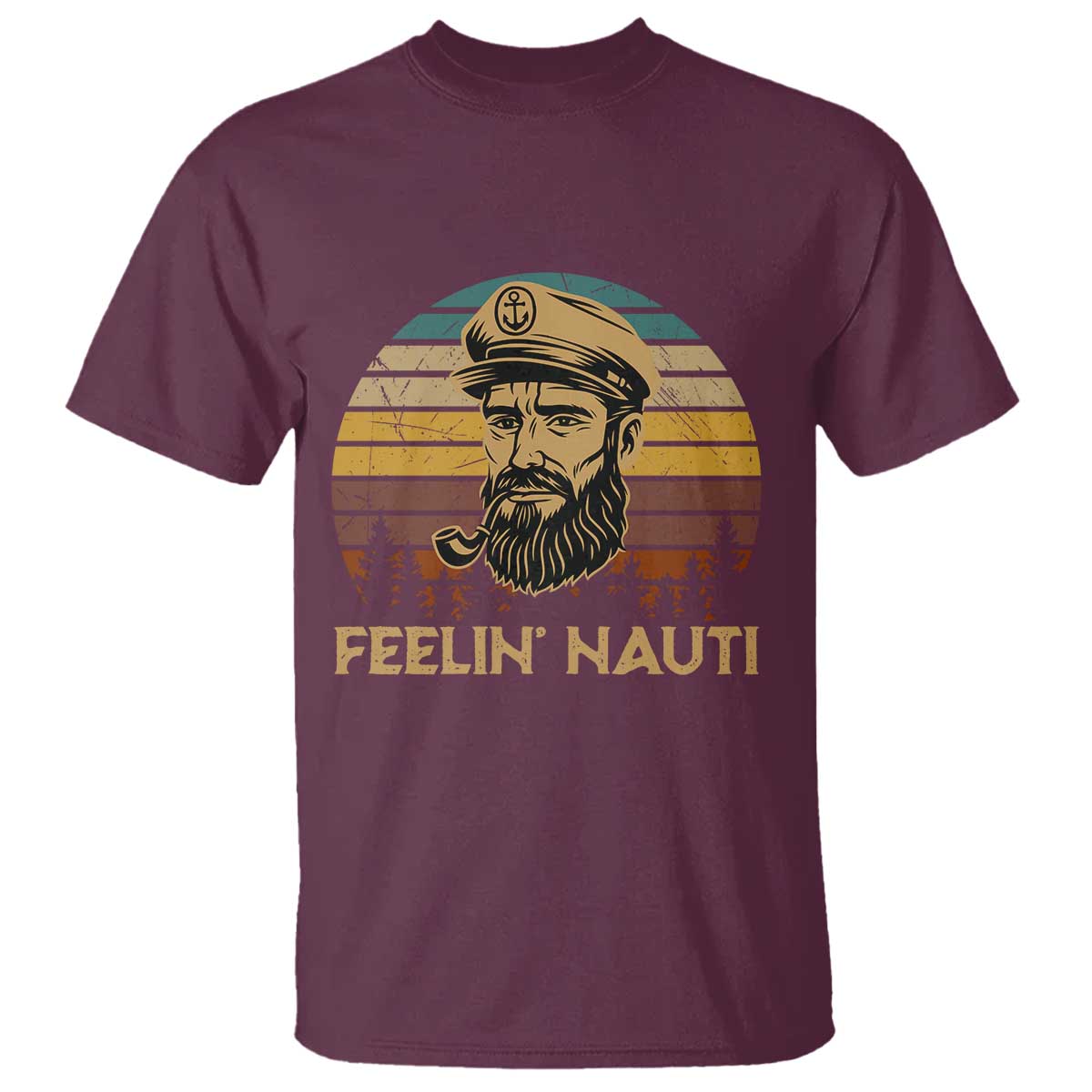 Funny Sailing Boating T Shirt Feelin Nauti - Wonder Print Shop