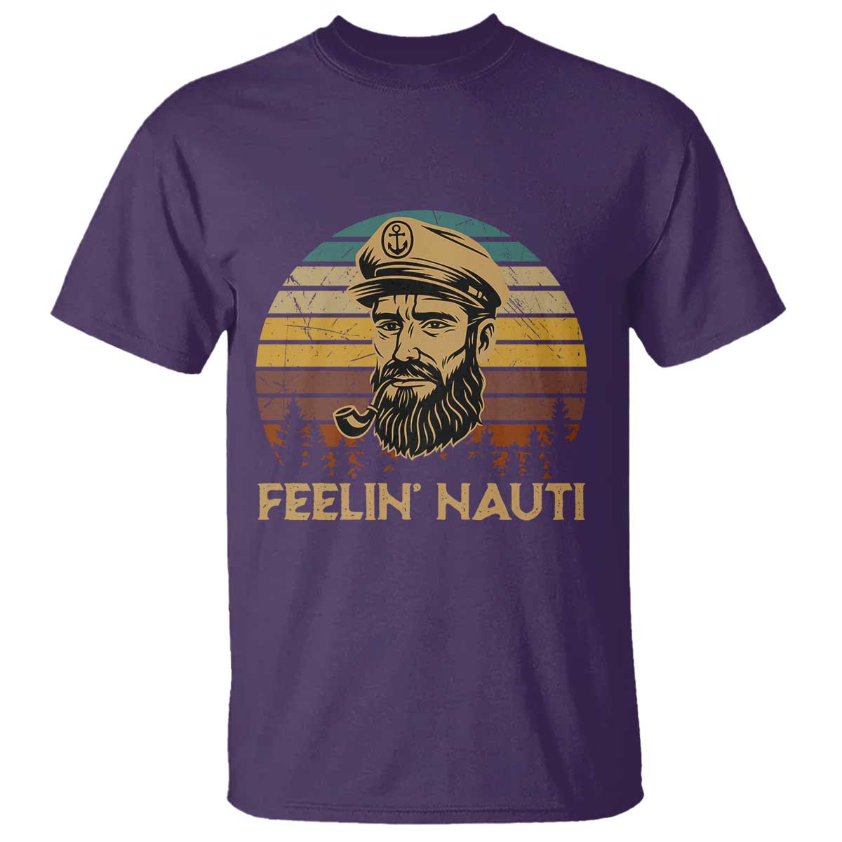 Funny Sailing Boating T Shirt Feelin Nauti - Wonder Print Shop