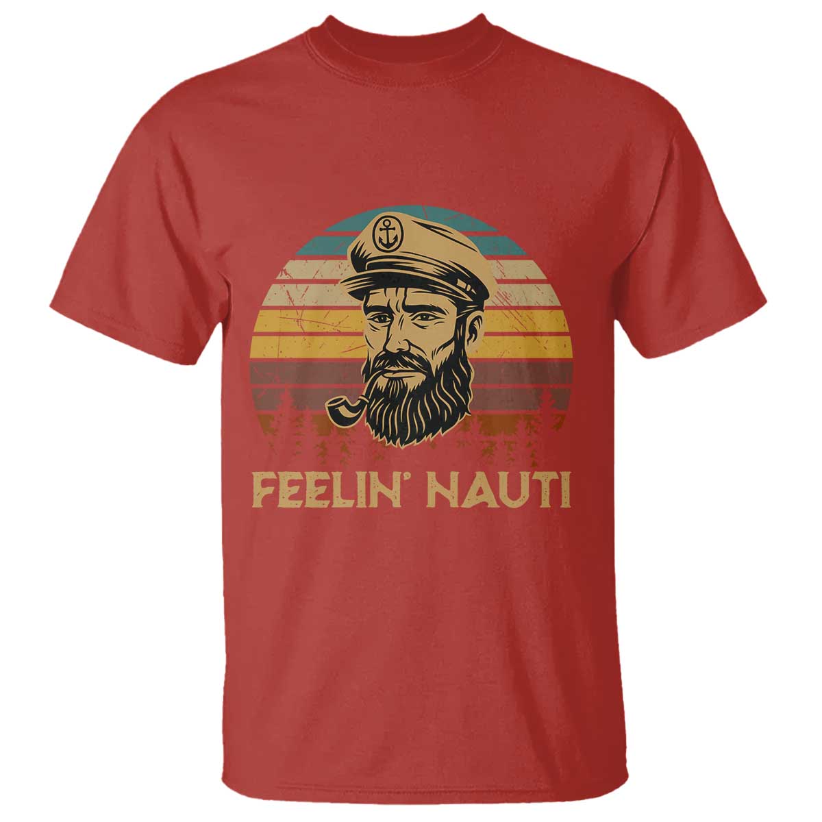 Funny Sailing Boating T Shirt Feelin Nauti - Wonder Print Shop