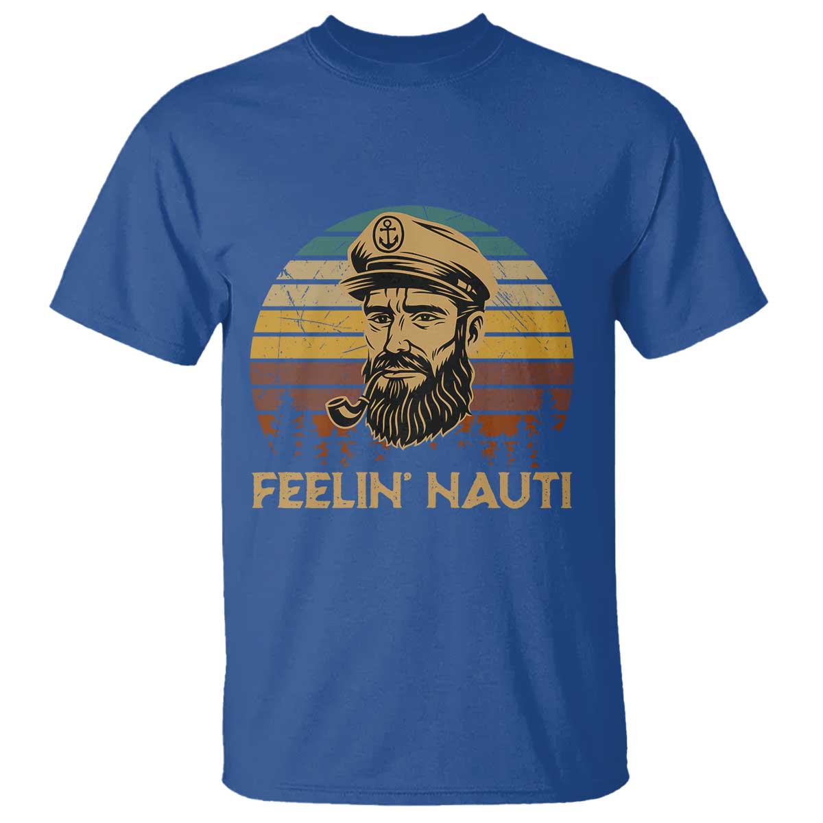 Funny Sailing Boating T Shirt Feelin Nauti - Wonder Print Shop
