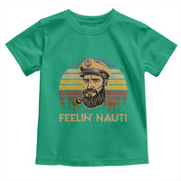 Funny Sailing Boating Toddler T Shirt Feelin Nauti - Wonder Print Shop