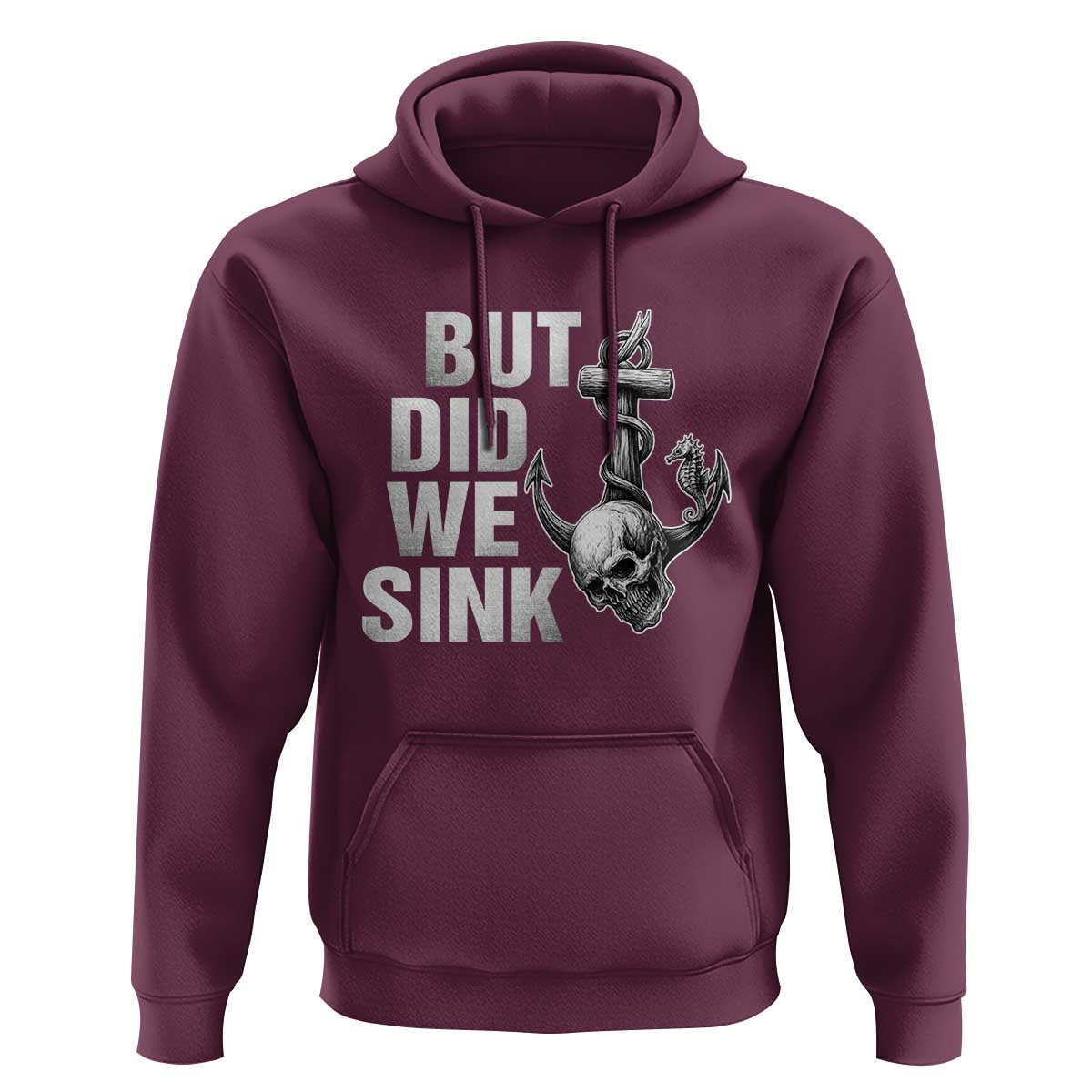 Funny Boating Hoodie But Did We Sink - Wonder Print Shop