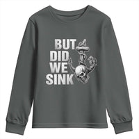 Funny Boating Youth Sweatshirt But Did We Sink - Wonder Print Shop