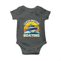 Funny Boater Baby Onesie I Love Motorboating - Wonder Print Shop