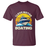 Funny Boater T Shirt I Love Motorboating - Wonder Print Shop