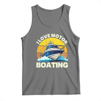 Funny Boater Tank Top I Love Motorboating - Wonder Print Shop