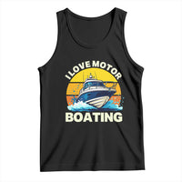 Funny Boater Tank Top I Love Motorboating - Wonder Print Shop