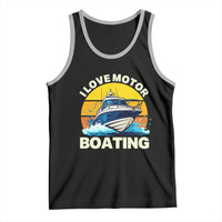 Funny Boater Tank Top I Love Motorboating - Wonder Print Shop