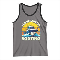 Funny Boater Tank Top I Love Motorboating - Wonder Print Shop