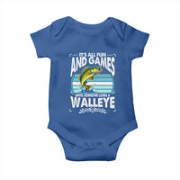 Funny Fishing Baby Onesie It Is All Fun And Games Until Someone Loses A Walleye - Wonder Print Shop