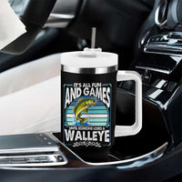 Funny Fishing Tumbler With Handle It Is All Fun And Games Until Someone Loses A Walleye - Wonder Print Shop