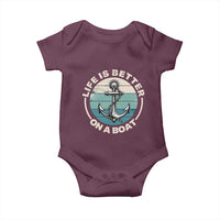 Funny Boating Baby Onesie Life Is Better On A Boat - Wonder Print Shop