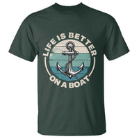 Funny Boating T Shirt Life Is Better On A Boat - Wonder Print Shop