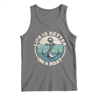 Funny Boating Tank Top Life Is Better On A Boat - Wonder Print Shop