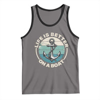 Funny Boating Tank Top Life Is Better On A Boat - Wonder Print Shop