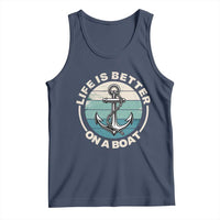 Funny Boating Tank Top Life Is Better On A Boat - Wonder Print Shop