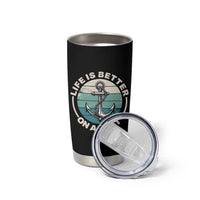 Funny Boating Tumbler Cup Life Is Better On A Boat - Wonder Print Shop