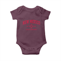 Vintage New Mexico Flag Zia Sun Souvenir Baby Onesie