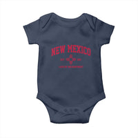 Vintage New Mexico Flag Zia Sun Souvenir Baby Onesie