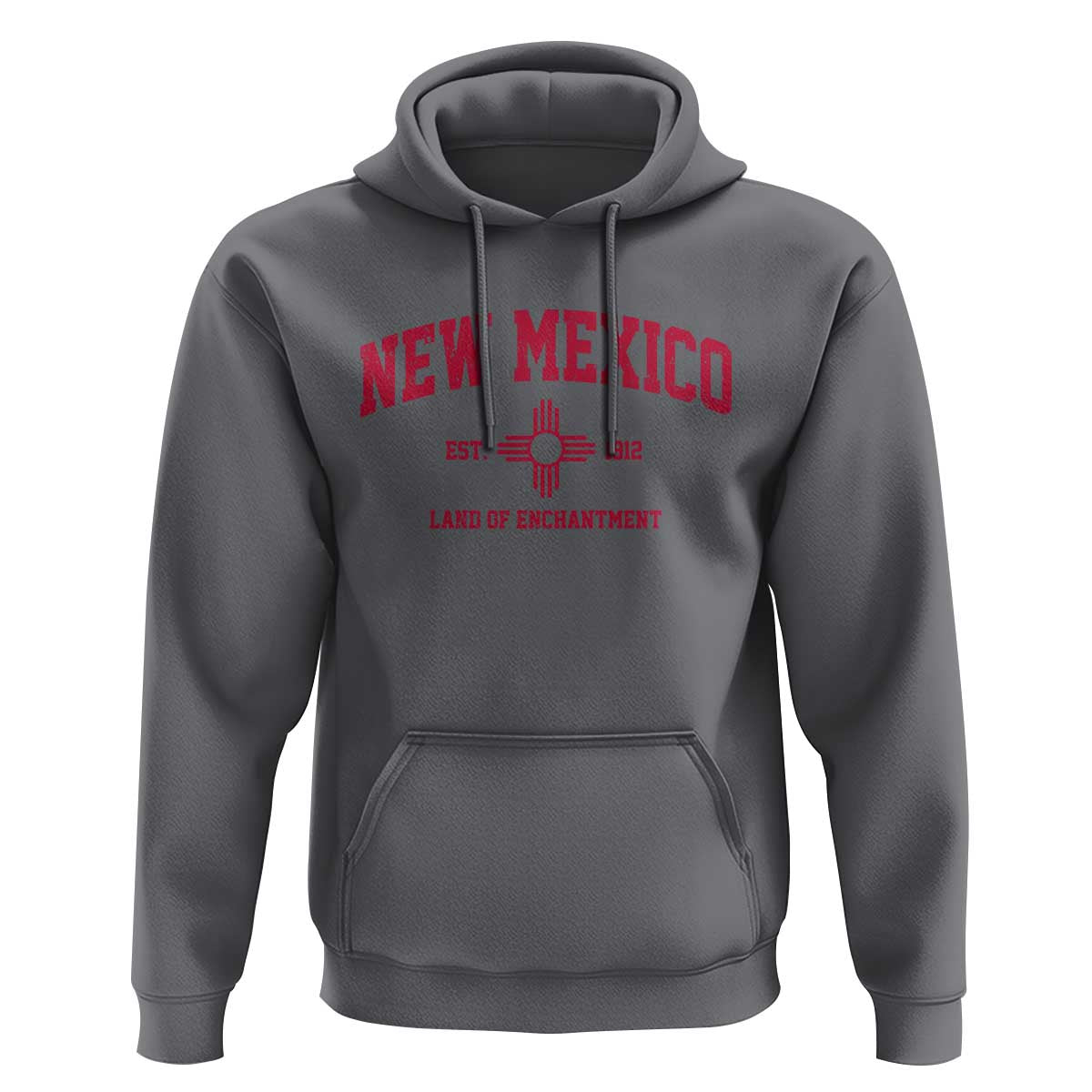 Vintage New Mexico Flag Zia Sun Souvenir Hoodie