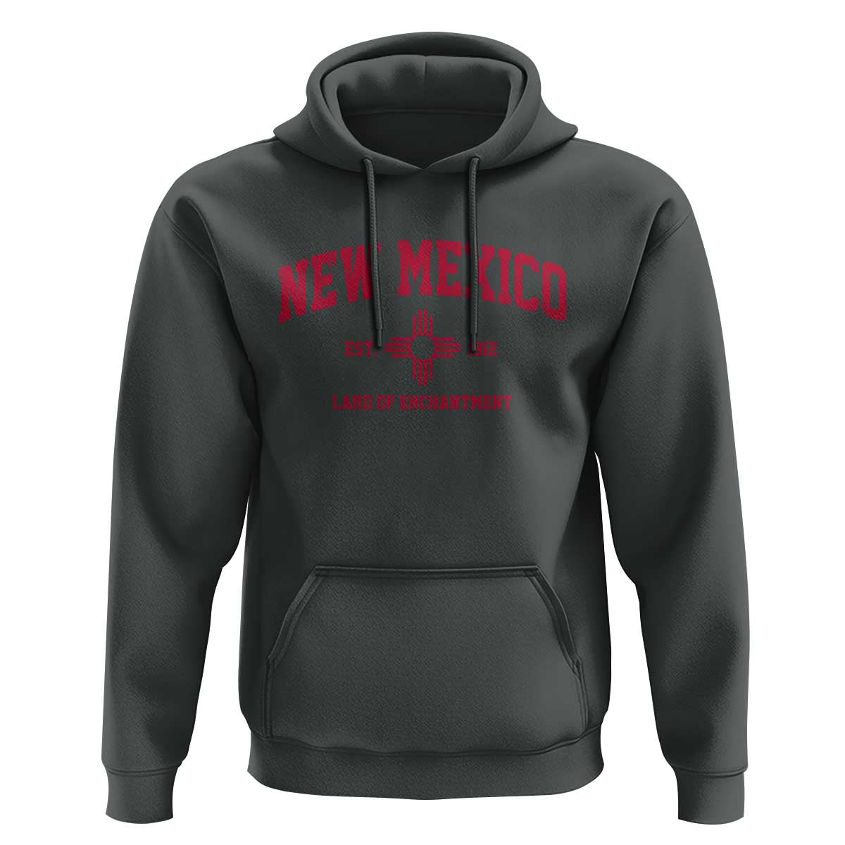 Vintage New Mexico Flag Zia Sun Souvenir Hoodie