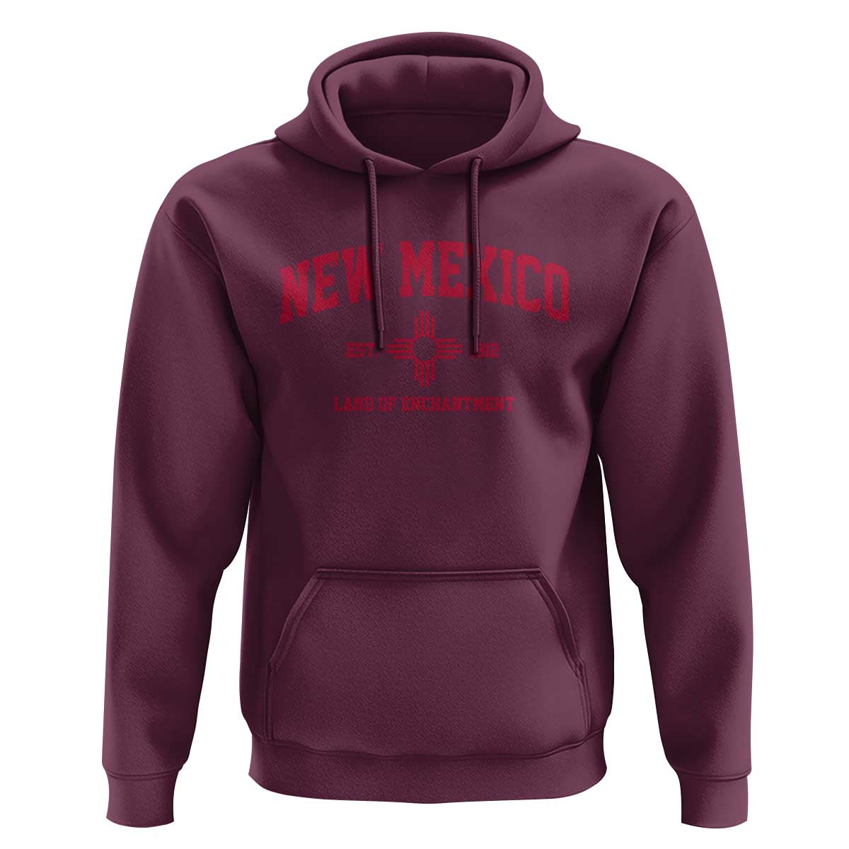 Vintage New Mexico Flag Zia Sun Souvenir Hoodie