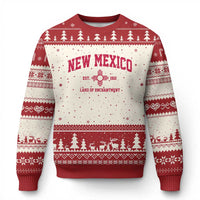 Vintage New Mexico Flag Zia Sun Souvenir Ugly Christmas Sweater
