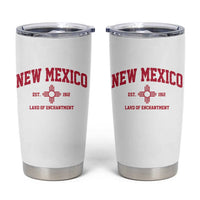 Vintage New Mexico Flag Zia Sun Souvenir Tumbler Cup