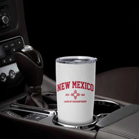 Vintage New Mexico Flag Zia Sun Souvenir Tumbler Cup