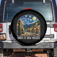 Santa Fe New Mexico Starry Night Style Spare Tire Cover