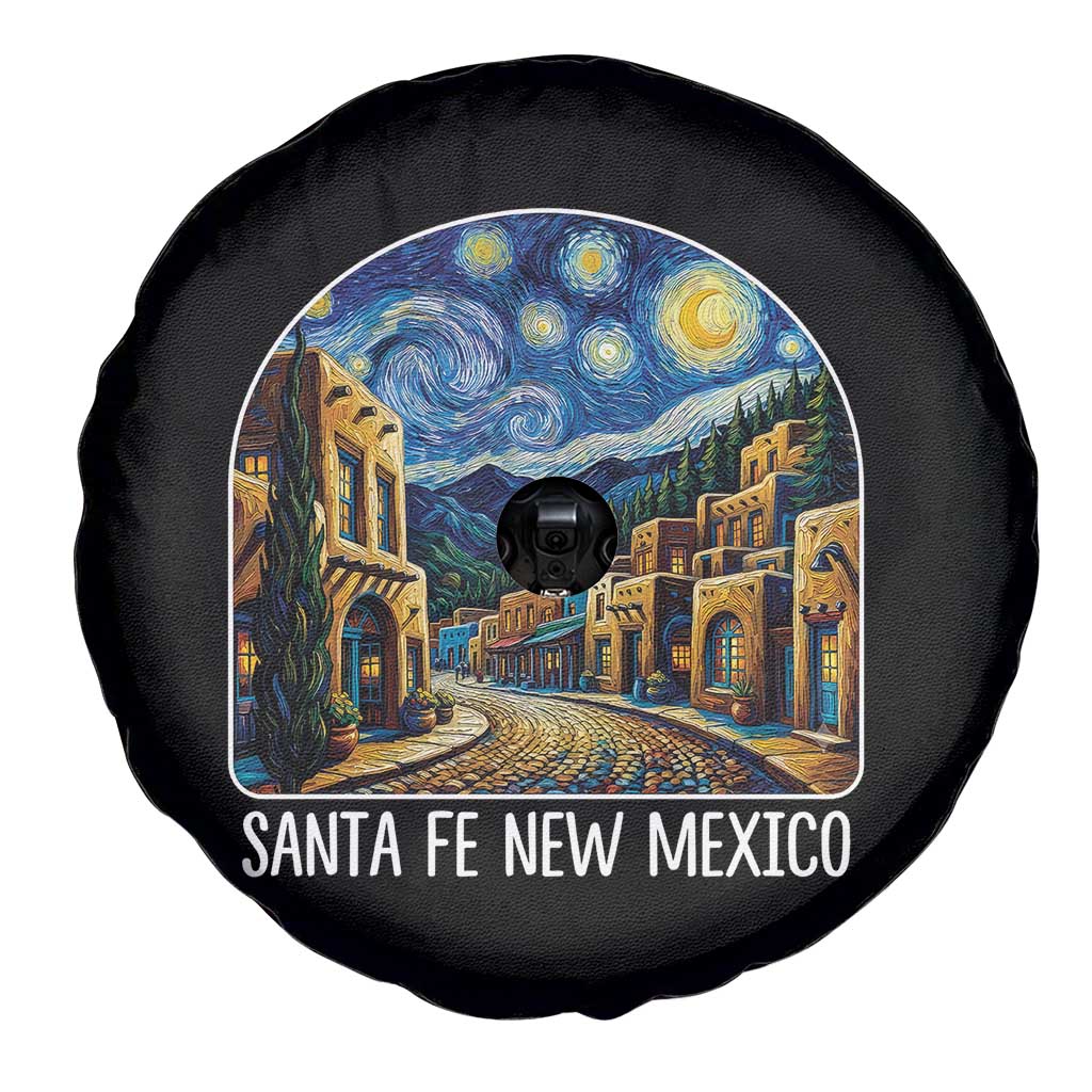 Santa Fe New Mexico Starry Night Style Spare Tire Cover