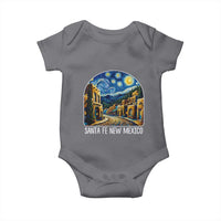 Santa Fe New Mexico Starry Night Style Baby Onesie