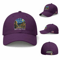 Santa Fe New Mexico Starry Night Style Baseball Cap