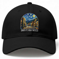 Santa Fe New Mexico Starry Night Style Baseball Cap